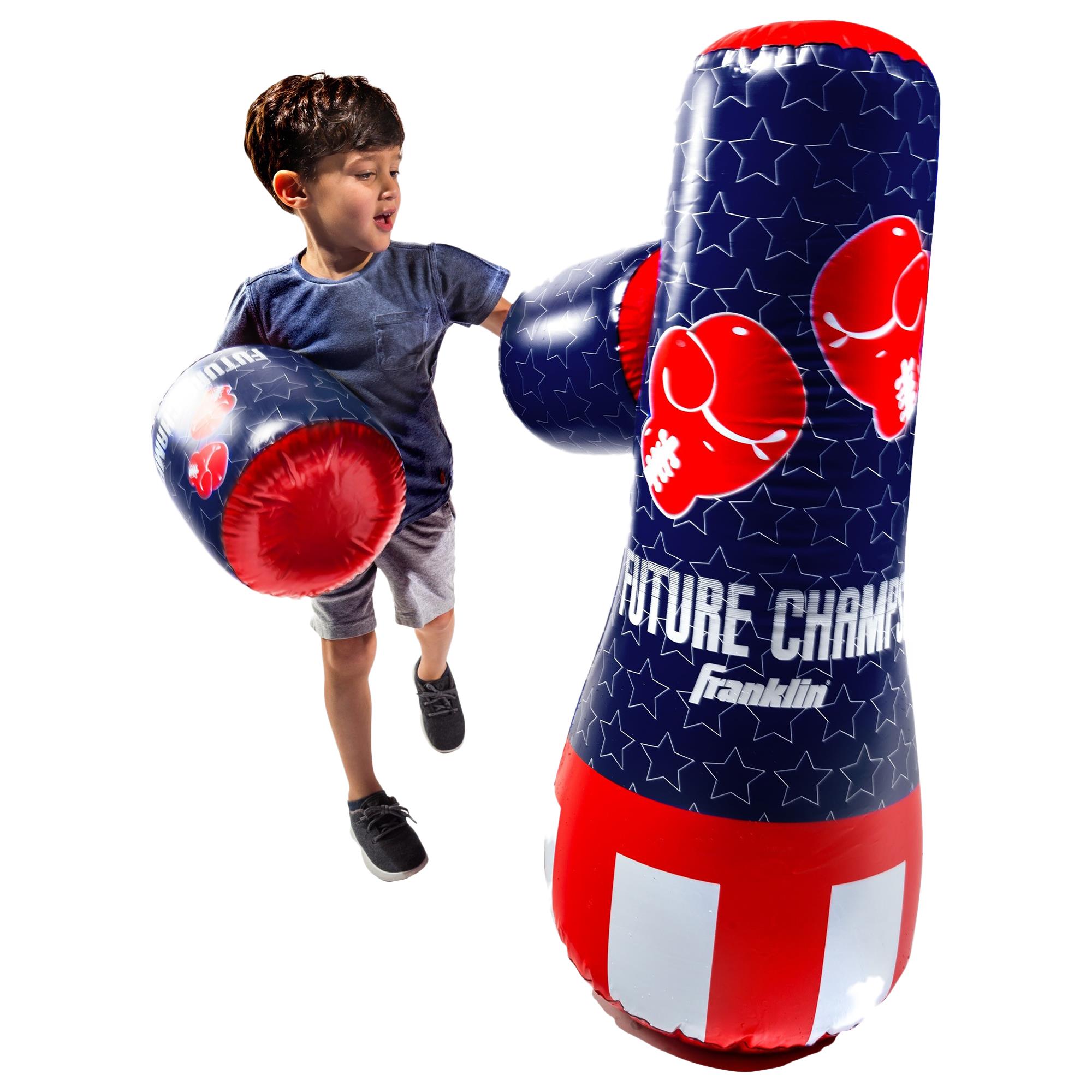 SACO DE BOXEO Y GUANTES INFLABLES