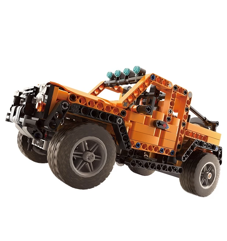 BLOQUES COGO JEEP 4X4 NARANJA 491 PZ