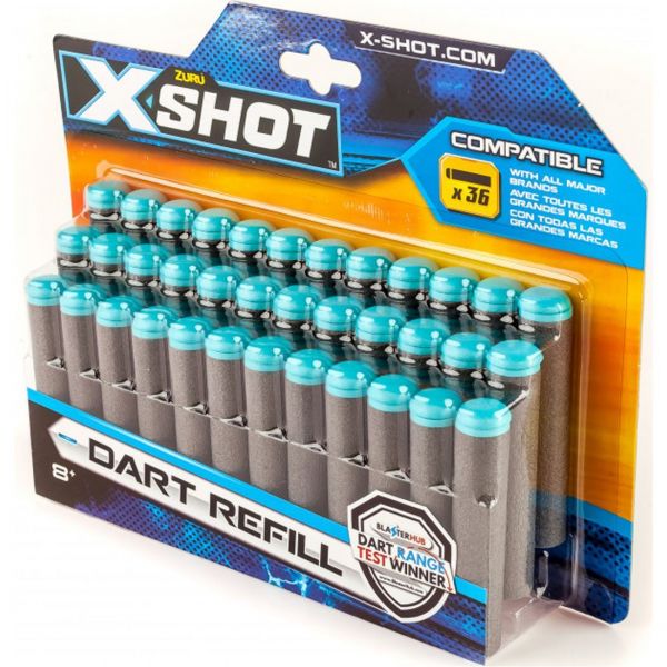 X SHOT EXCEL REPUESTOS DARDOS 36 PZ