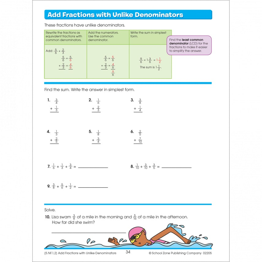 LIBRO DE TRABAJO MATEMATICA BASICA GRADO 5