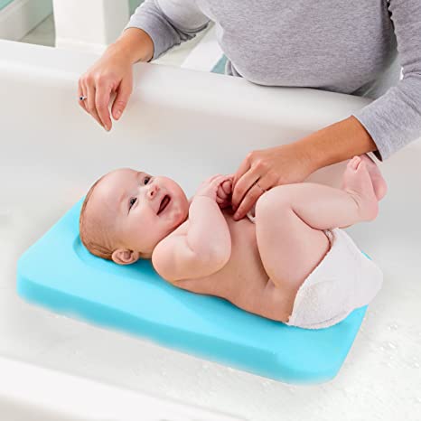 ESPONJA DE BAÑO P/BEBE CELESTE