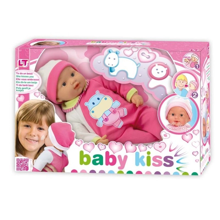 MUÑECA BEBE BABY KISS INTERACTIVA SURTIDA