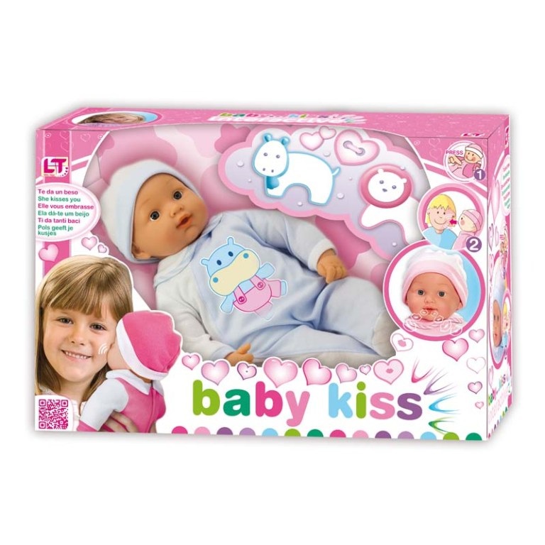 MUÑECA BEBE BABY KISS INTERACTIVA SURTIDA