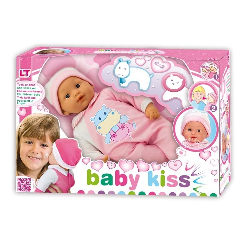 MUÑECA BEBE BABY KISS INTERACTIVA SURTIDA