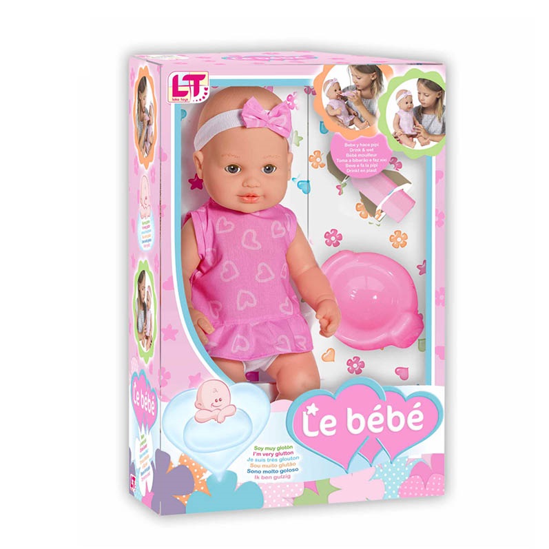 MUÑECA BEBE LE BEBE HACE PIPI
