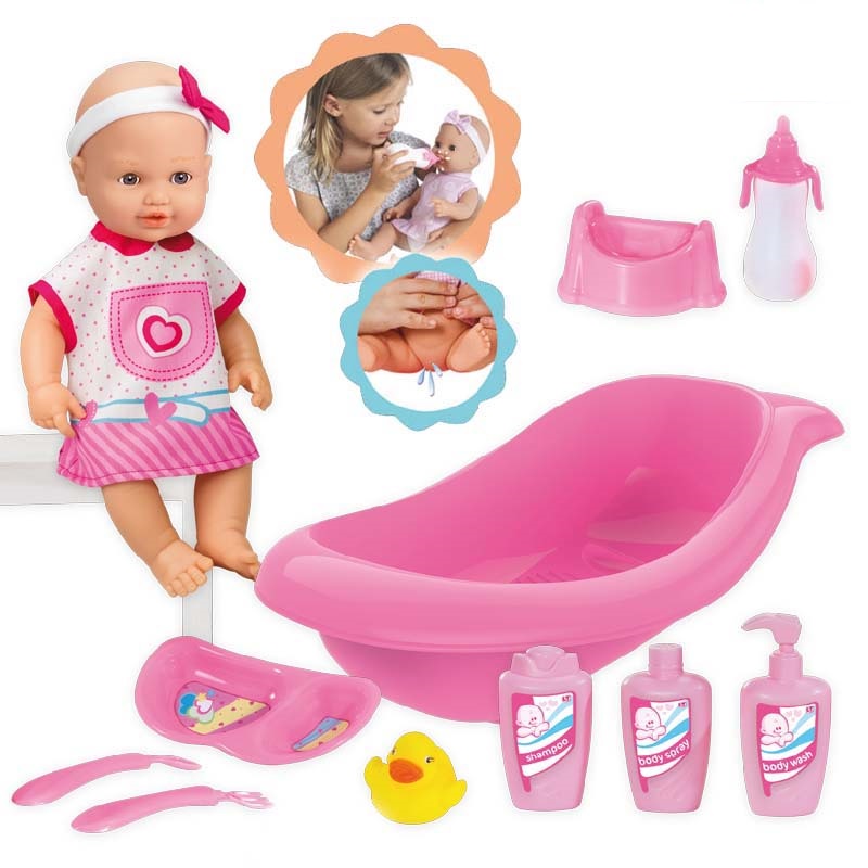 MUÑECA BEBE LE BEBE C/ACCESORIOS