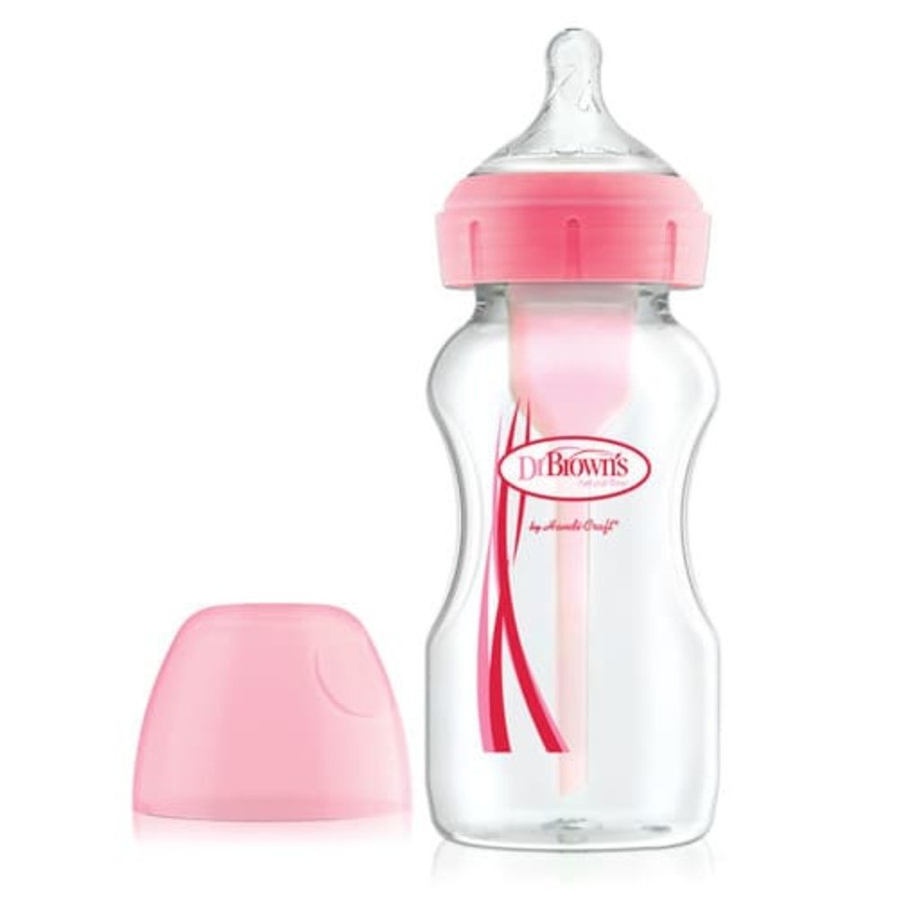 BIBERON B-ANCHA OPCIONES+ ROSADO 9OZ