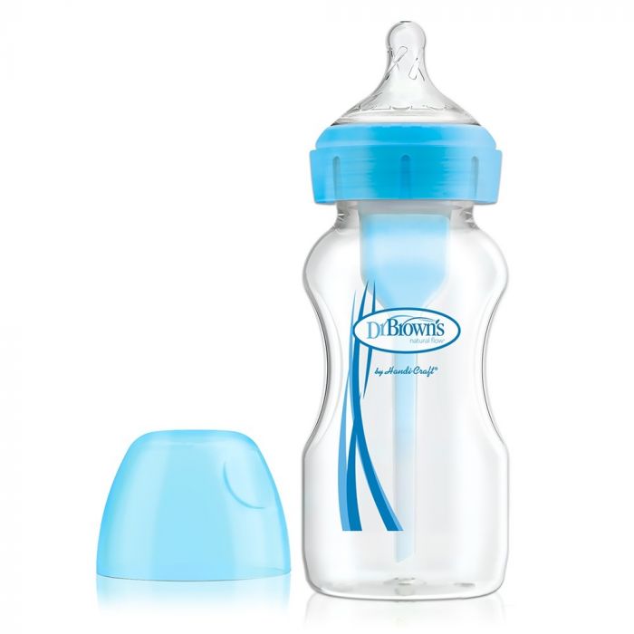 BIBERON B-ANCHA OPCIONES+ AZUL 9OZ