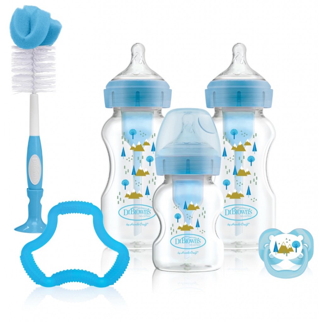 BIBERON B-ANCHA OPTIONS+ SET REGALO AZUL 6 PZ