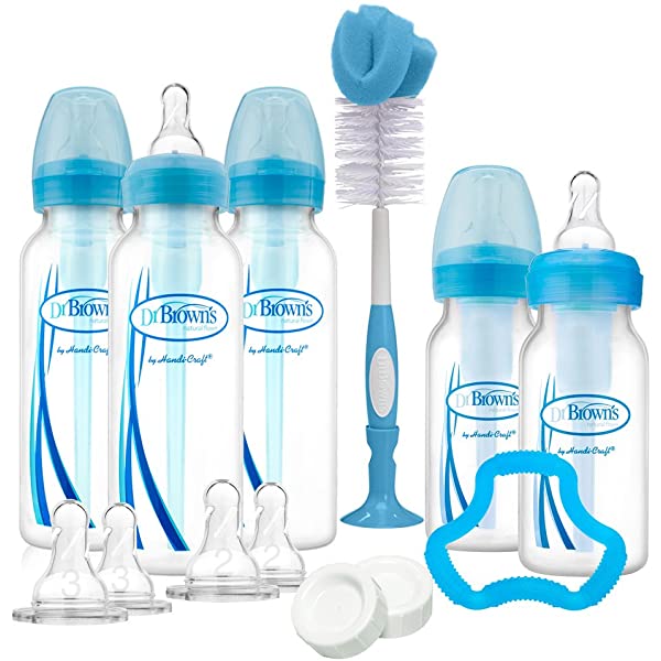 BIBERON B-ESTRECHA OPTIONS+ SET AZUL 5 PZ