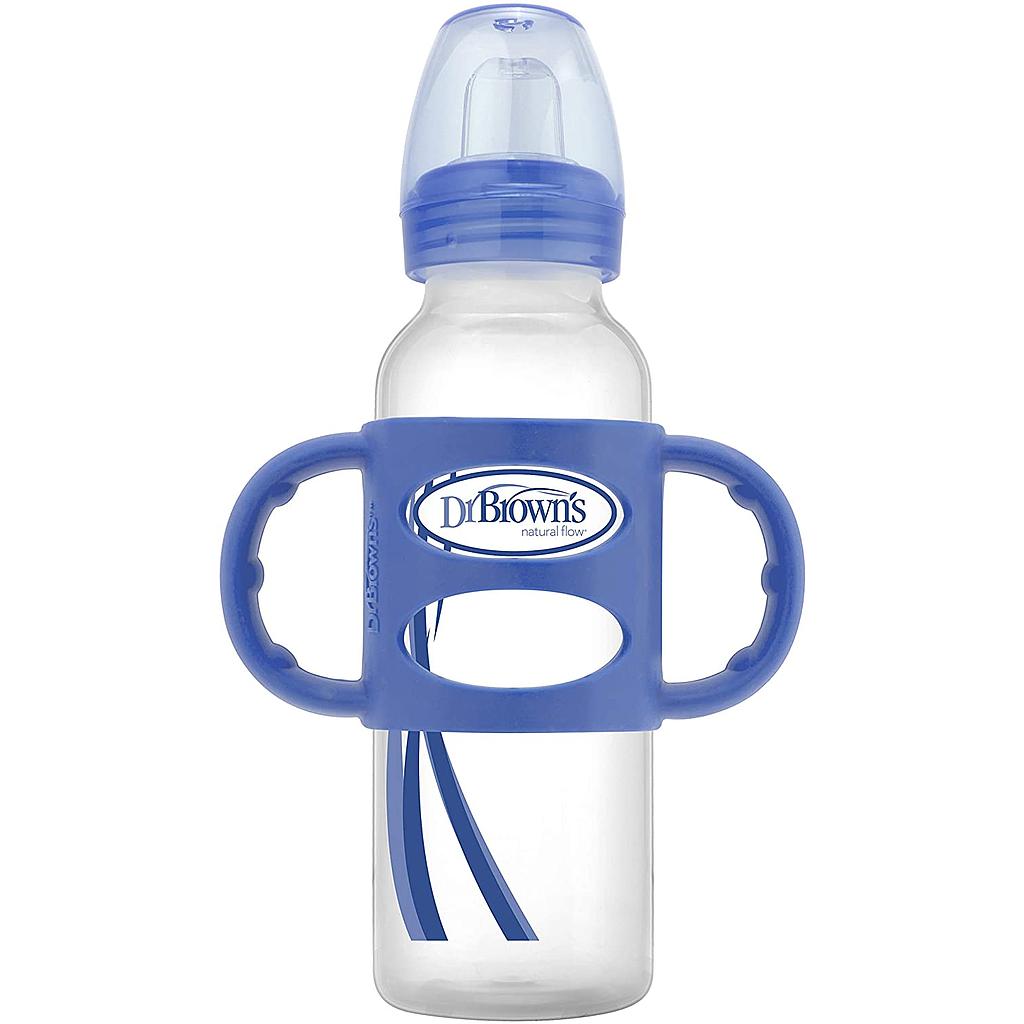 BIBERON B-ESTRECHA OPTIONS+ TRANSICION C/ASAS AZUL 8OZ