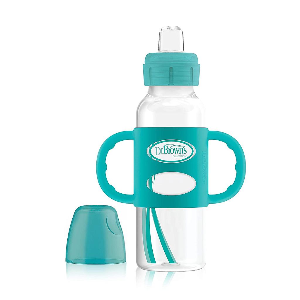 BIBERON B-ESTRECHA OPTIONS+ TRANSICION C/ASAS TURQUESA 8OZ