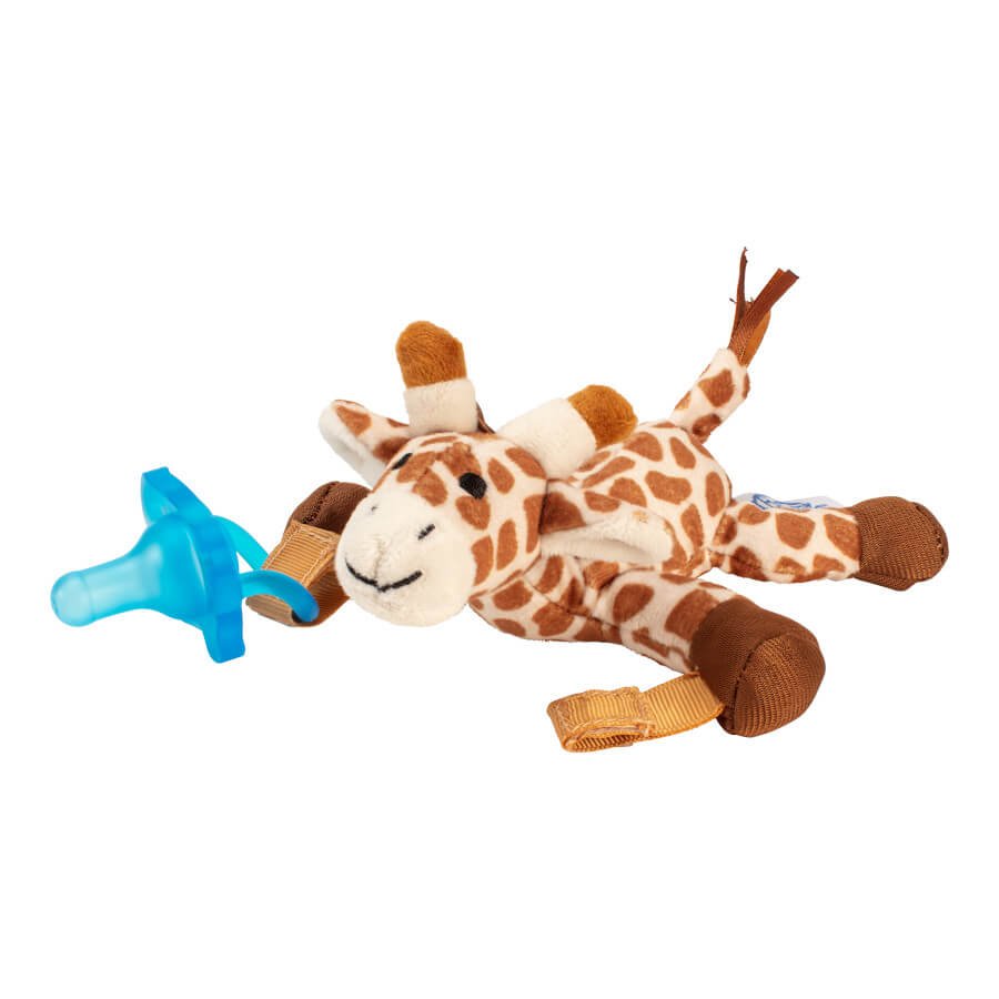 CHUPETA UNA PIEZA C/PELUCHE JIRAFA