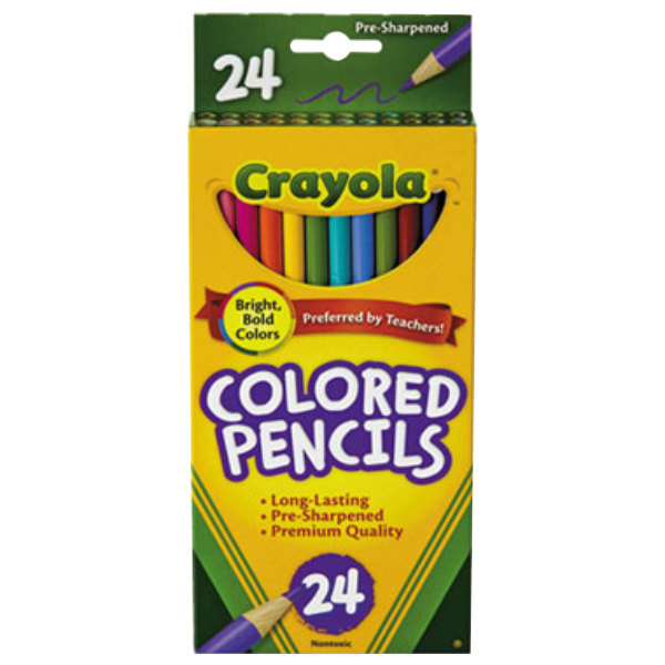 LAPICES D/COLORES LARGOS 24 PZ