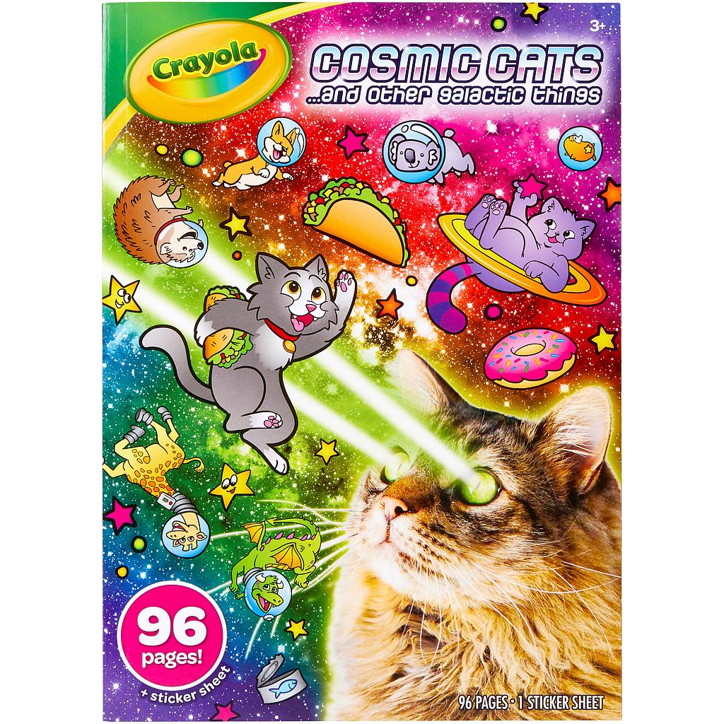 LIBRO P/COLOREAR GATO COSMICO 96 PG