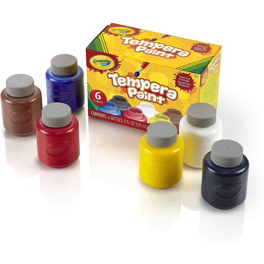 TEMPERAS SET 2ONZ 6 PZ