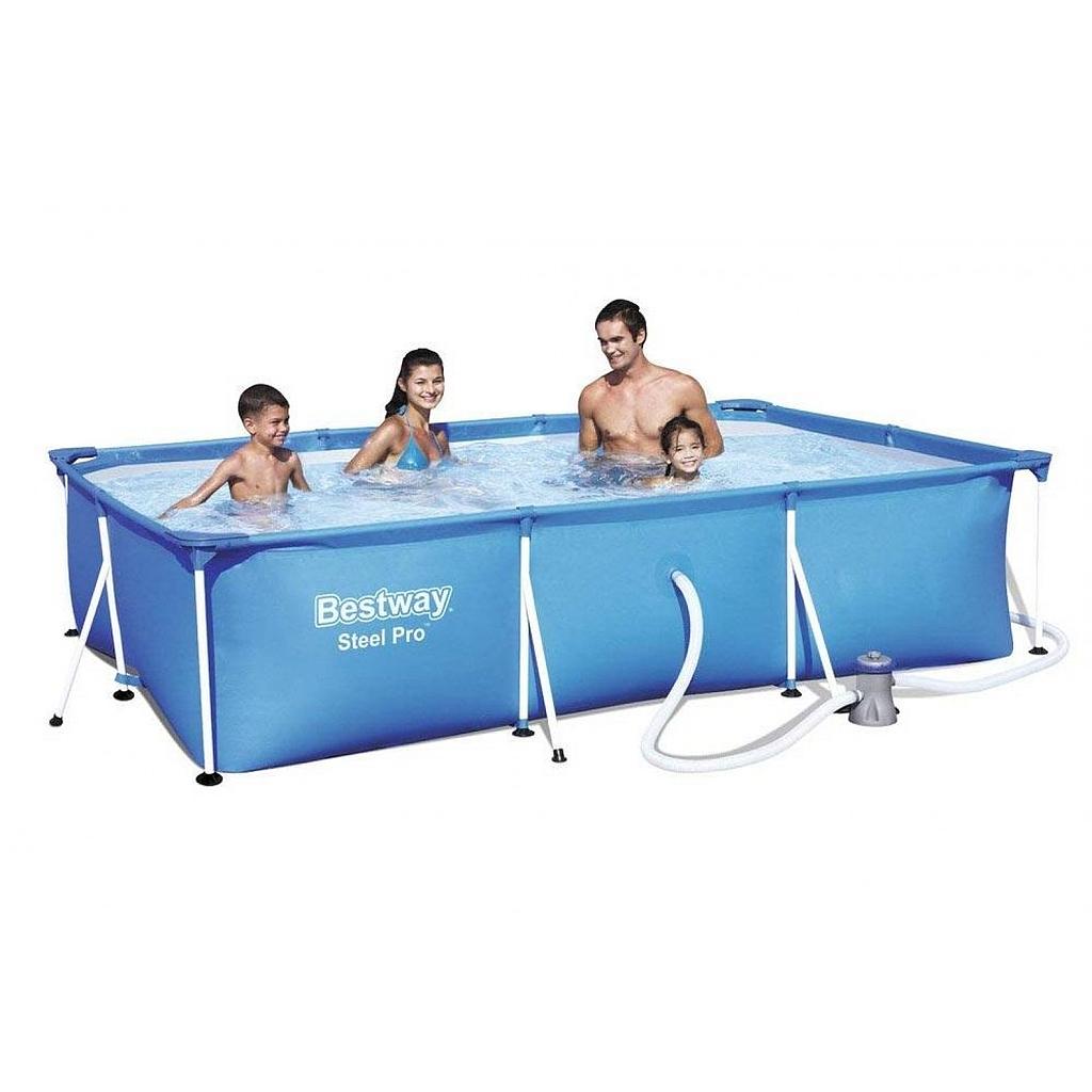 PISCINA STEEL PRO (3M X 2.01M X 0.66M)