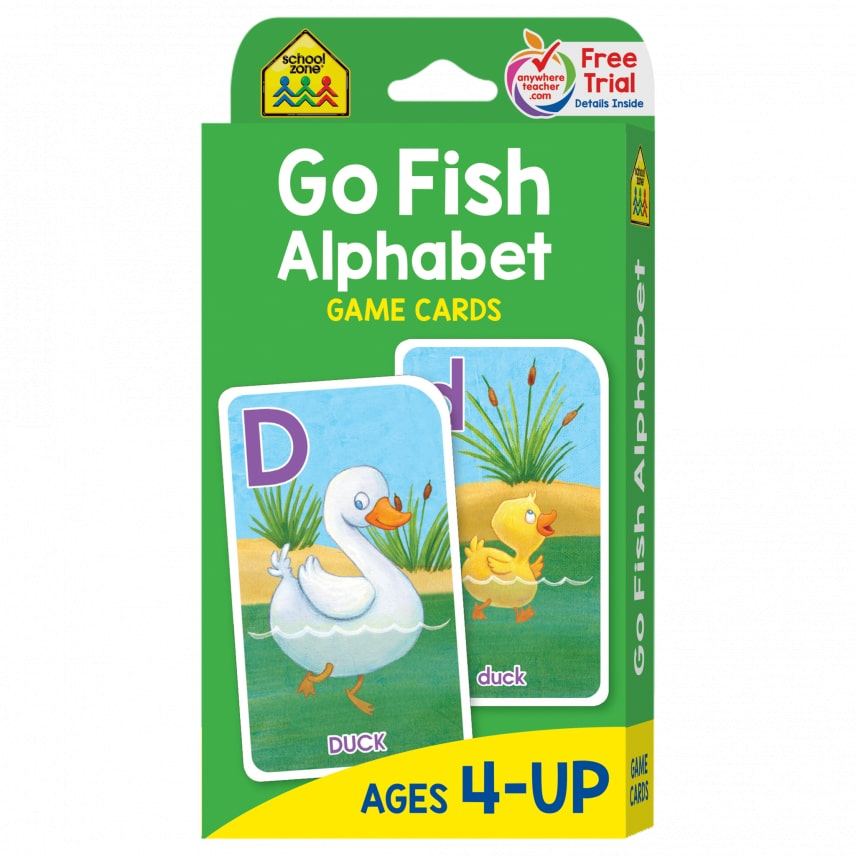 JUEGO DE CARTAS GO FISH ALFABETO