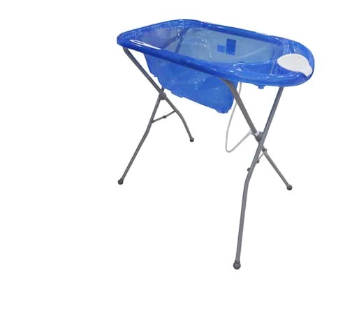 BAÑERA P/BEBE CON SOPORTE CELESTE