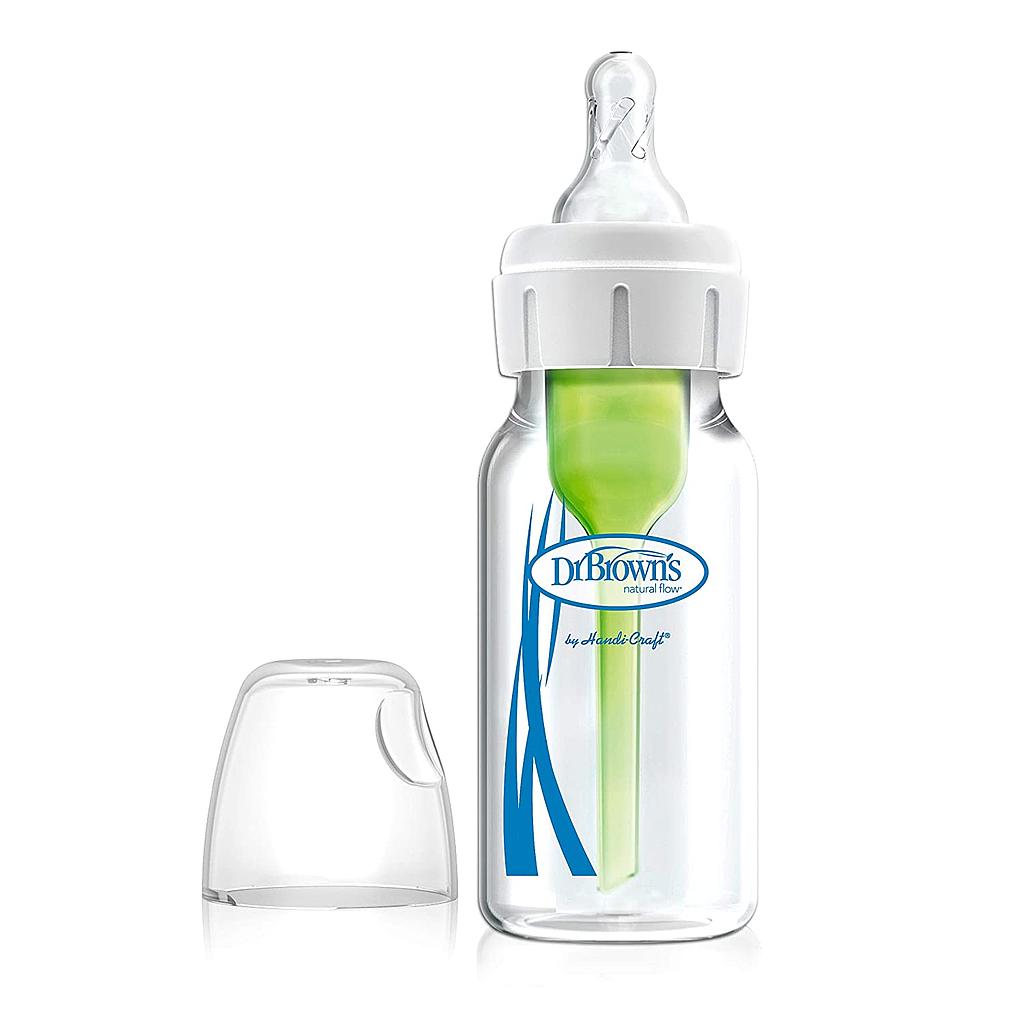 BIBERON B-ESTRECHA OPTONS+ VIDRIO 4OZ