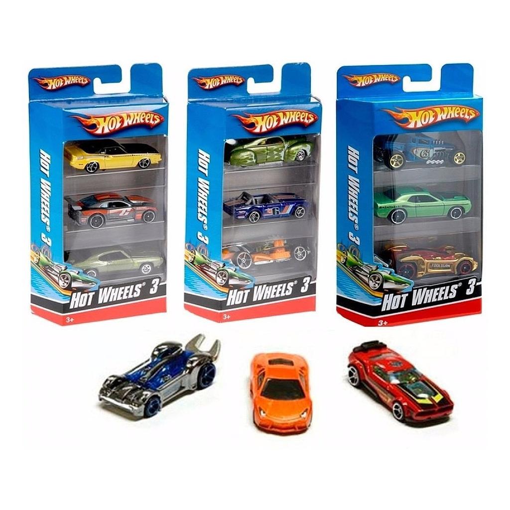 HOT WHEELS CARROS PAQUETE 3 PZ