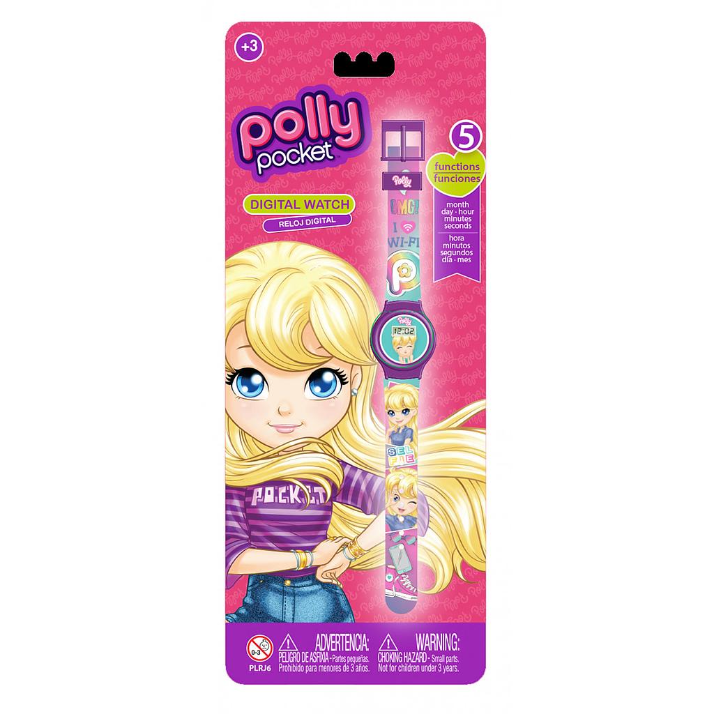 RELOJ LCD POLLY POCKET 5 FUNCIONES