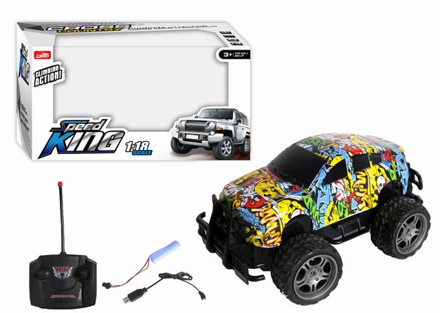 CARRO R/C SPEED KING 1:18