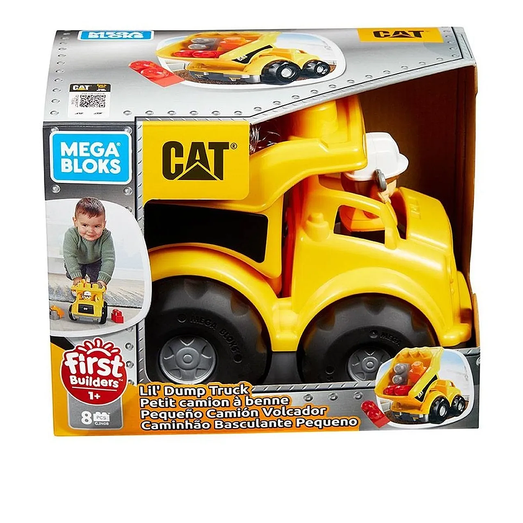 MEGA BLOKS CAT PEQUEÑO CAMION VOLQUETE