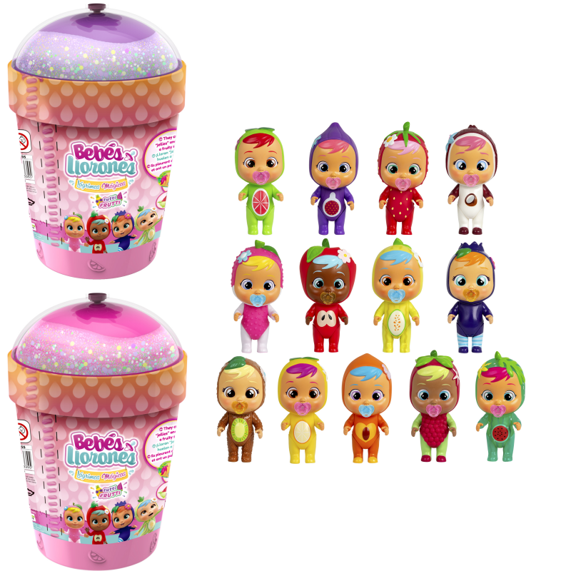 BEBÉS LLORONES CASITA TUTTI FRUTTI SURTIDO