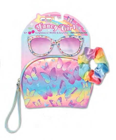 MONEDERO C/LENTES Y ACCESORIOS MARIPOSA