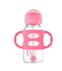 BOTELLA B-ANCHA C/PAJILLA + ASAS ROSADA 9OZ