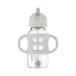 BOTELLA B-ANCHA C/PAJILLA + ASAS GRIS 9OZ