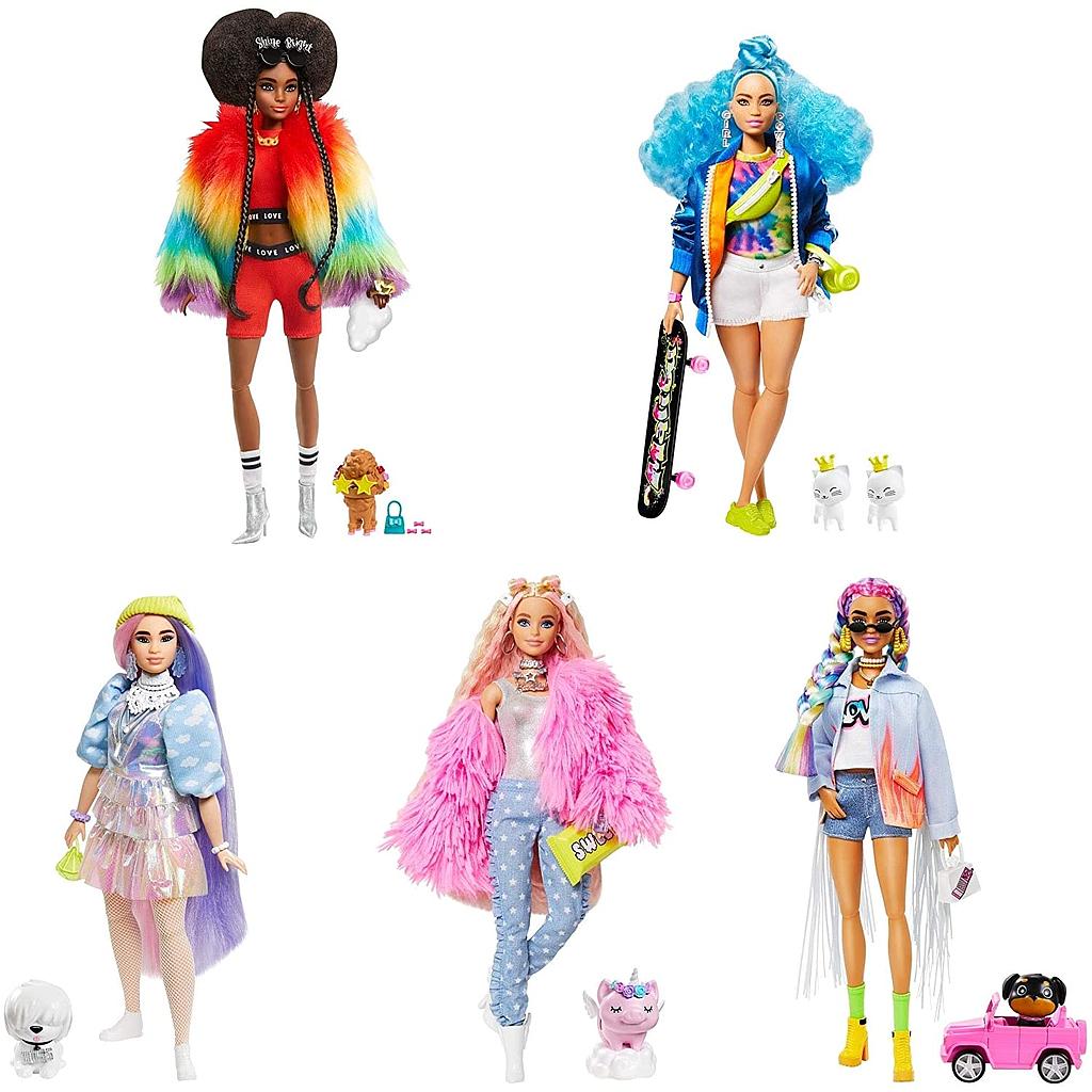 BARBIE MUÑECA EXTRA SURTIDA