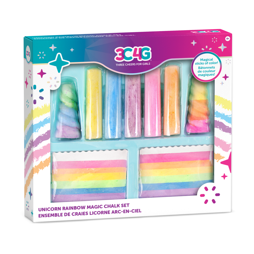 SET DE TIZA UNICORNIO ARCOIRIS