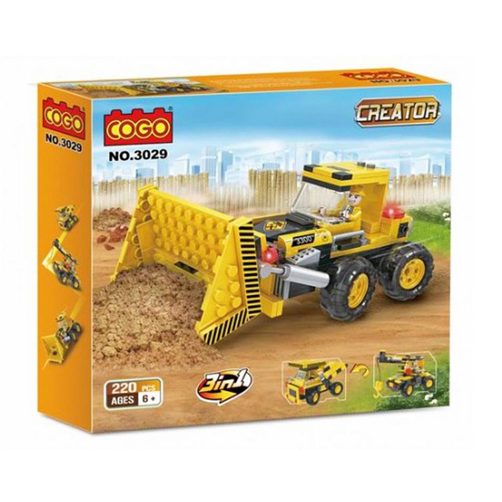 BLOQUES COGO CAMION CONSTRUCCION 3EN1 220 PZ