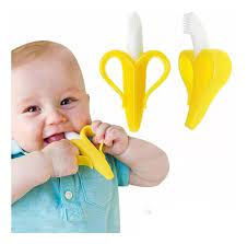 CEPILLO DE DIENTES 2 EN 1 BANANA