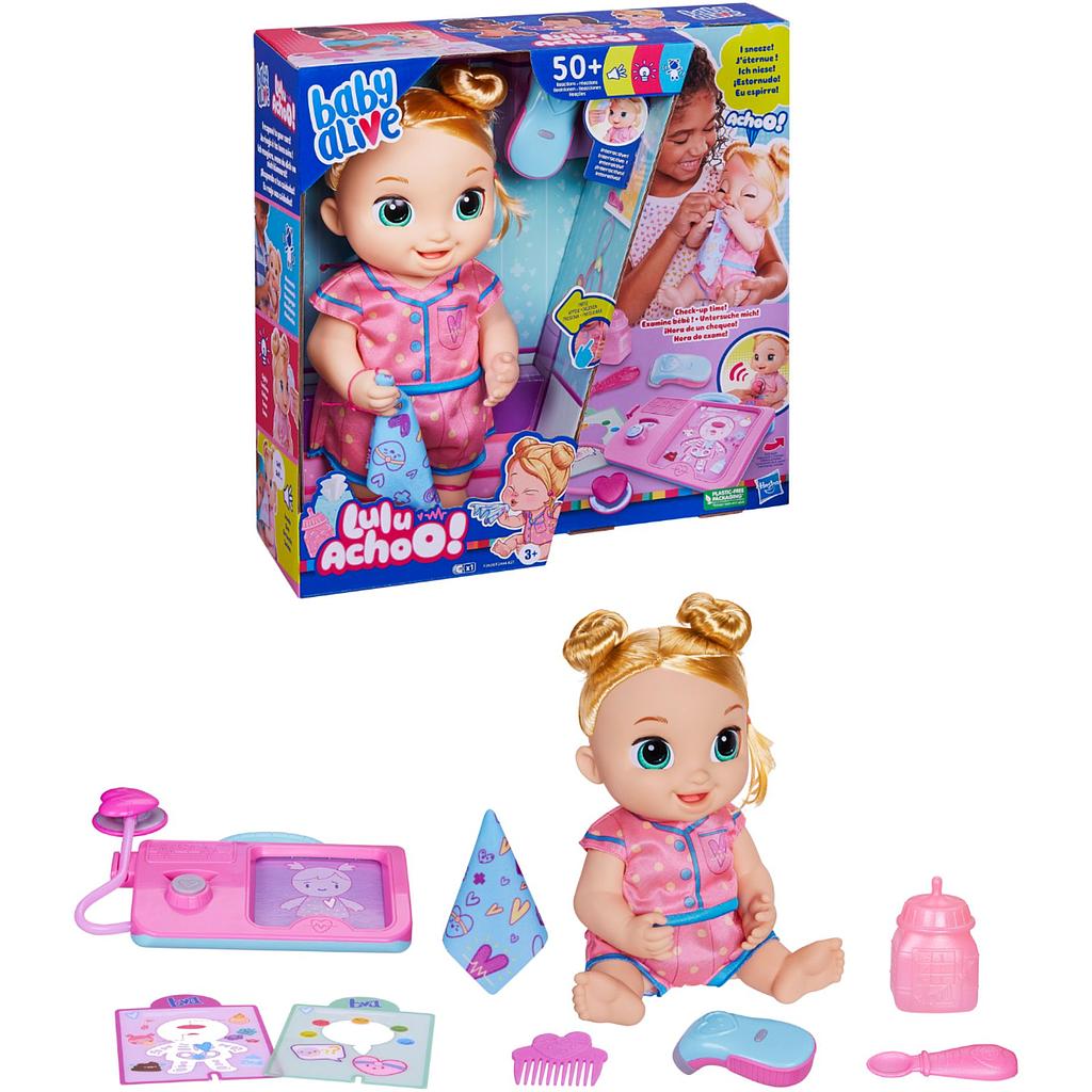 BABY ALIVE MUÑECA BEBE LULU ACHOO!