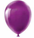 GLOBOS 12&quot; MORADO 15 PZ