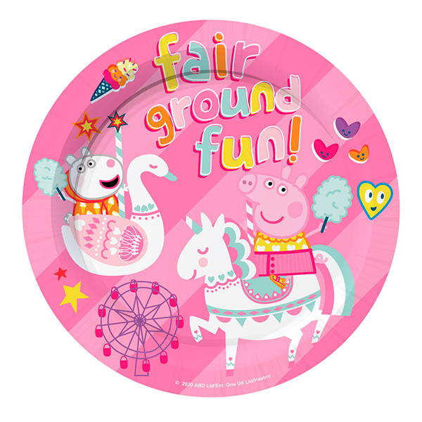 PLATOS PIÑATERIA PEPPA PIG 7&quot;