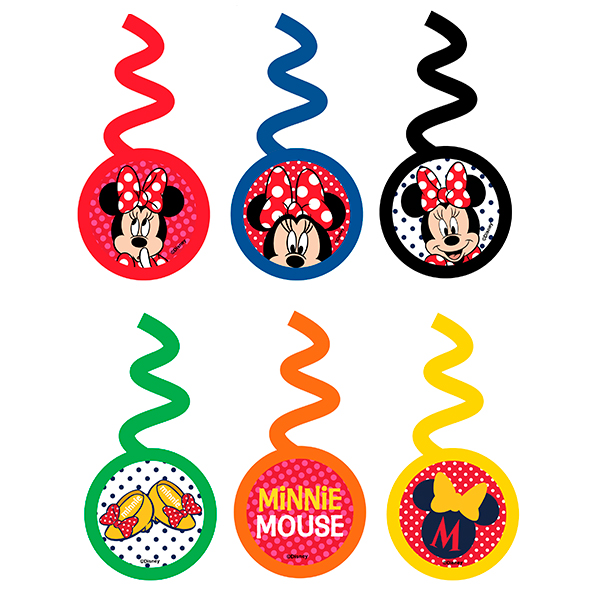REMOLINO MINNIE MOUSE 6 PZ