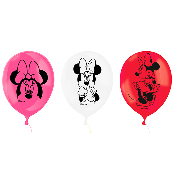 GLOBOS MINNIE MOUSE 15 PZ