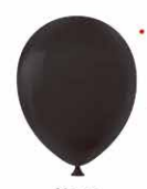 GLOBOS NEGRO 12&quot; 15 PZ