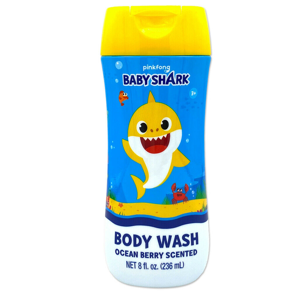 GEL DE BAÑO CORPORAL LIBRE DE PARABENOS BABY SHARK 8OZ