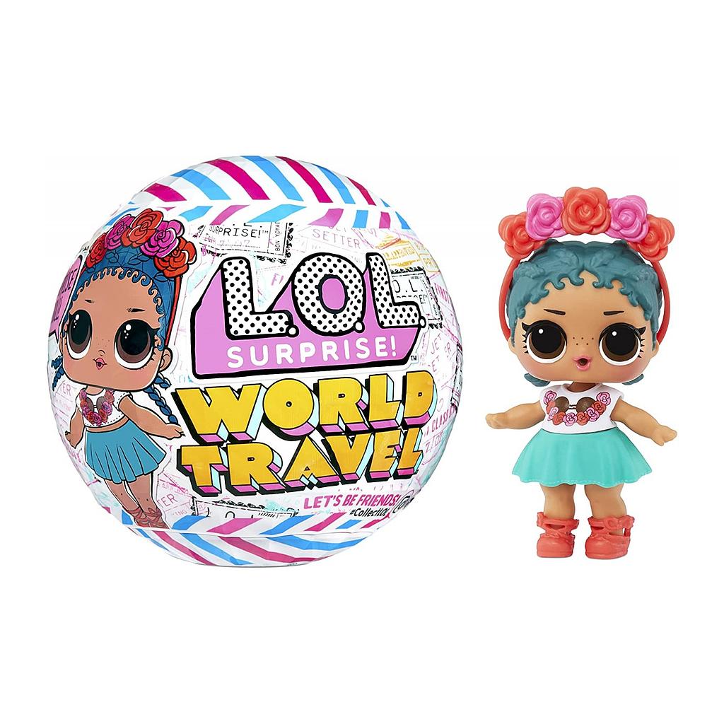 L.O.L. MUÑECA SORPRESA VIAJE POR EL MUNDO