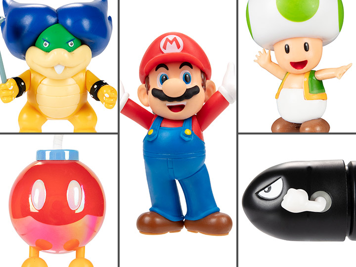 SET DE FIGURA MUNDO DE NINTENDO SUPER MARIO 2.5&quot;