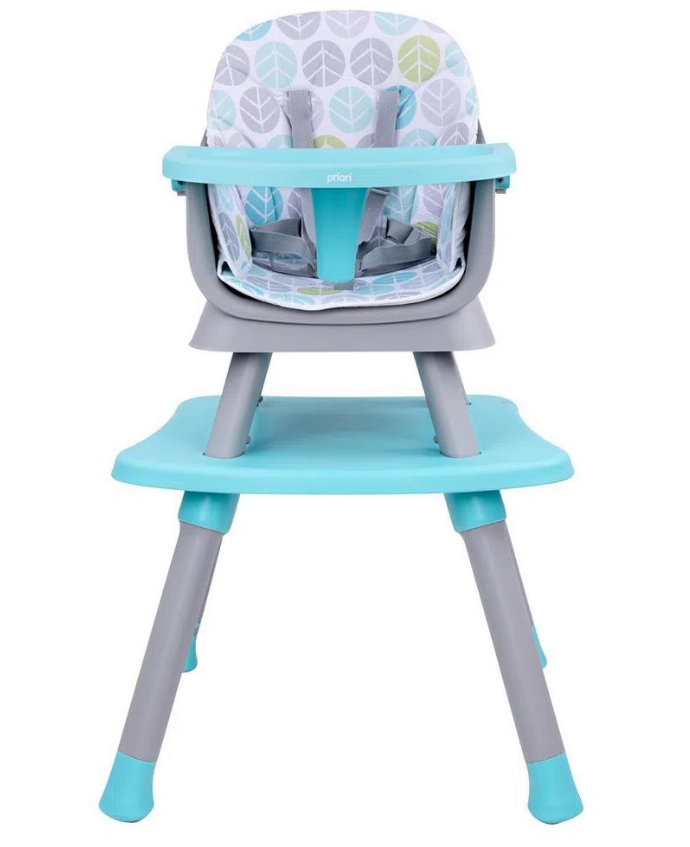 SILLA DE COMER P/BEBE 6 EN 1 CELESTE