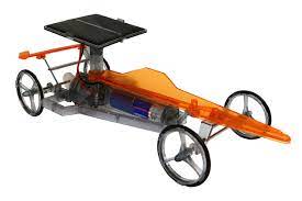 CARRO DRAGSTER DE COMBUSTIBLE SUPERIOR CON BATERIA SOLAR