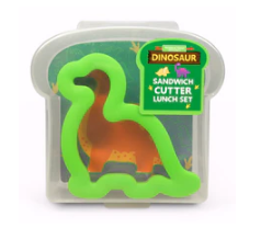 SET DE ALMUERZO CON CORTADOR DE SANDWICH DE DINOSAURIO