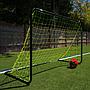 PORTERIA ACERO 6'X4' NEGRO