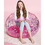 SILLA INFLABLE CONFETI ROSADO